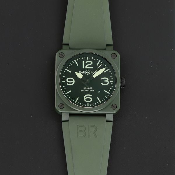 Bell and Ross BR03-92 BR0392-CER-BLP/SCR